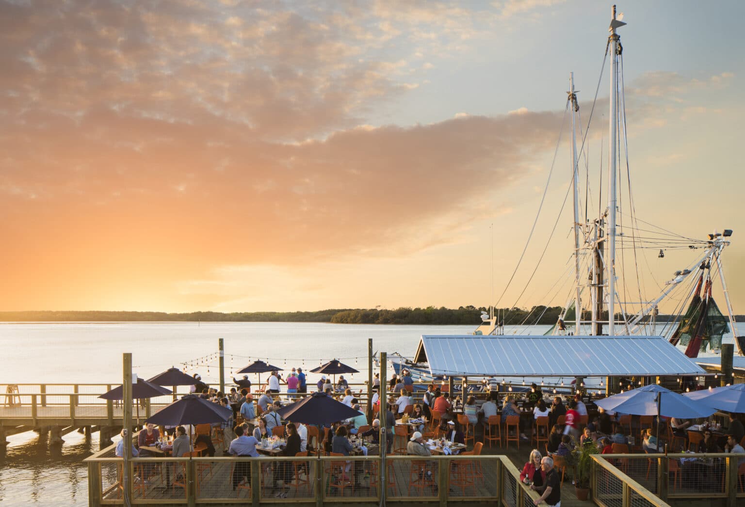 Best Waterfront Restaurant on Hilton Head Hudson's On the Docks